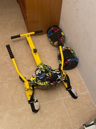 Patinete con Carro Amarillo