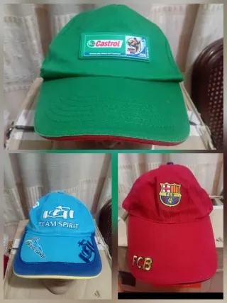 Lote 3 gorras colección