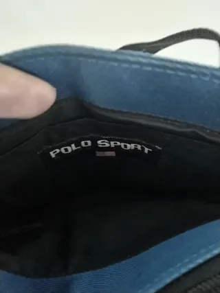 Mini tote Polo Sport Ralph Lauren blu nylon