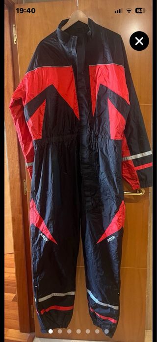 Mono de moto Proof. o esquí negro/rojo Talla XXL
