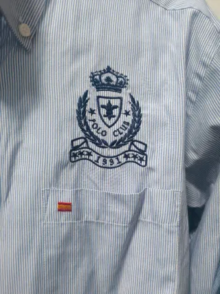 Camisa Francisco Pavón Rayas Azul