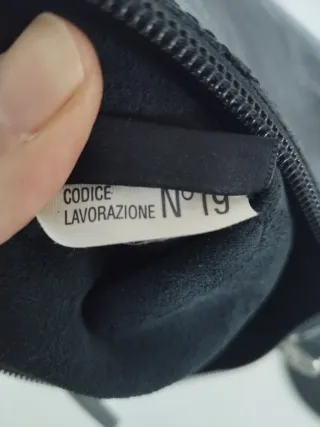 Pochette Coccinelle vera pelle nera