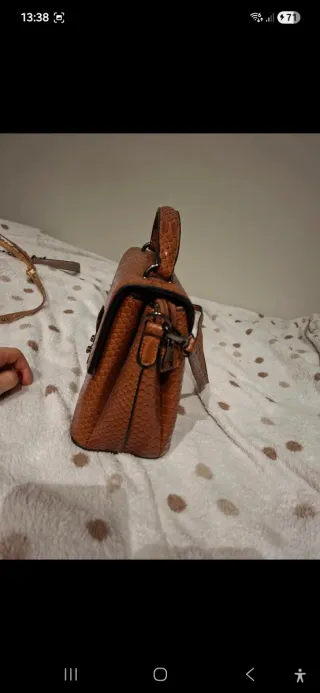 Borsetta vintage pitonata tracolla