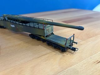 Rivarossi H0 Vagón Cañón Militar K5 Leopold