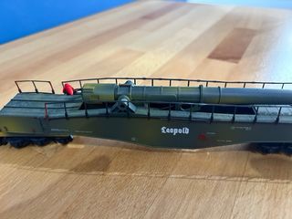 Rivarossi H0 Vagón Cañón Militar K5 Leopold