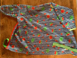 Babero Bibado con Estampado de Sandías