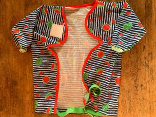 Babero Bibado con Estampado de Sandías