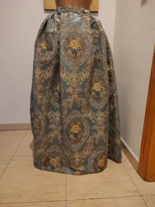 Falda Alicantina azul y blanco
