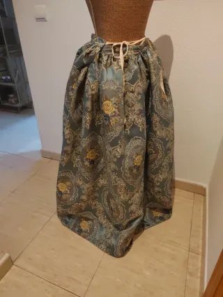 Falda Alicantina azul y blanco