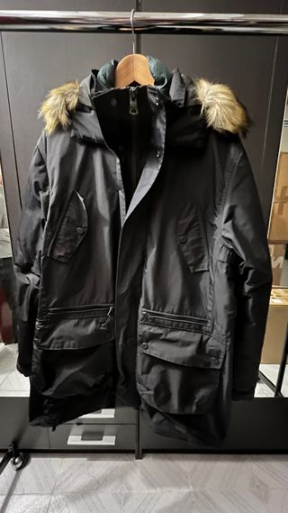 Abrigo Salsa Invierno Hombre Negro XL