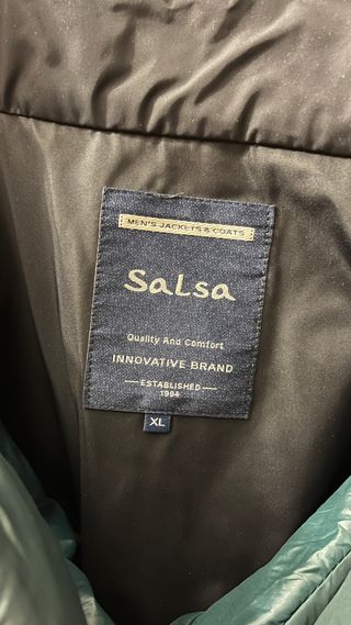 Abrigo Salsa Invierno Hombre Negro XL