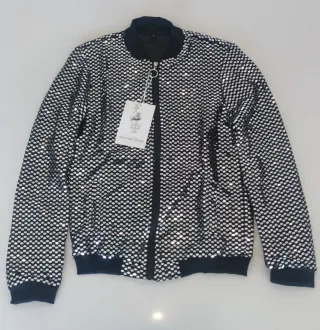 Chaqueta Bomber Lentejuelas Talla S