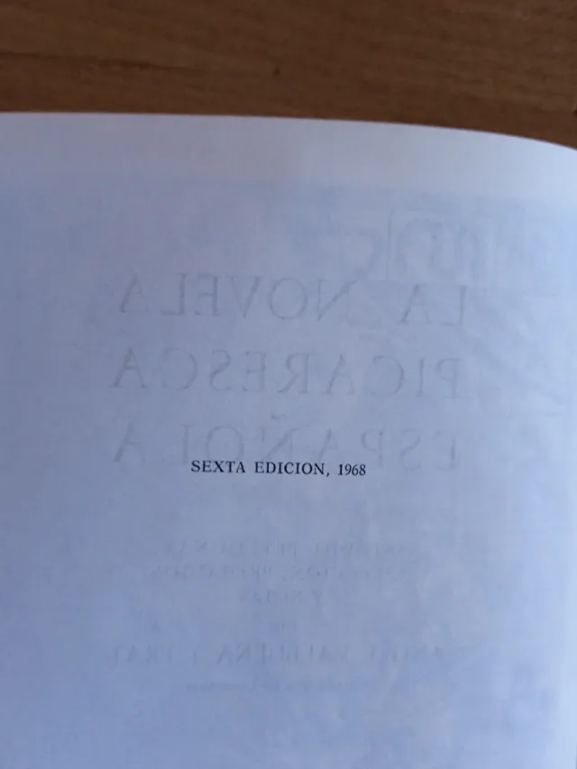 La novela picaresca española