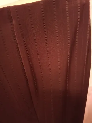 Pantaloni marrone a righe Taglia 58