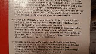 Juego de habilidad "entre témpanos de hielo"