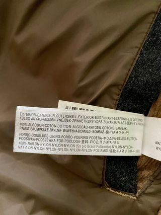 Chaqueta pana marrón hombre