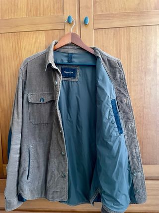 Chaqueta pana marrón hombre