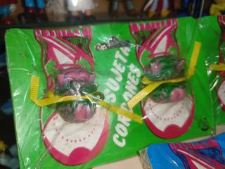 RAREZA SUJETACORDONES VINTAGE MONSTRUOS AÑOS 80