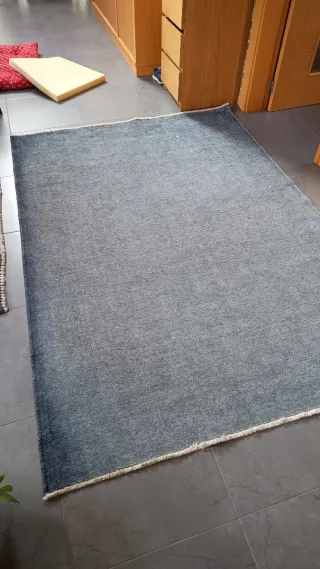 Alfombra Zara Home azul