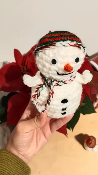 Muñecos de Nieve Amigurumi Crochet