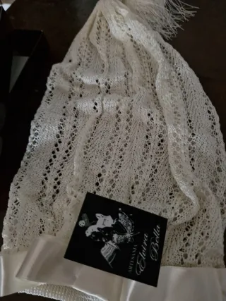 Cofia Fallera Elvira Bella Talla M color crema