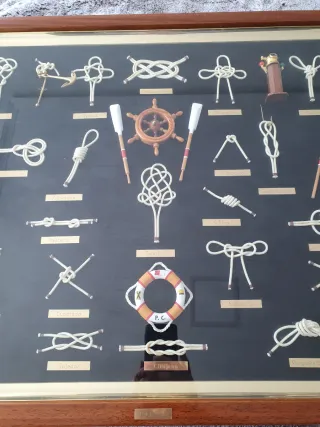 Cuadro Nudos Marineros Artesanal