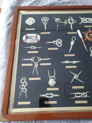 Cuadro Nudos Marineros Artesanal