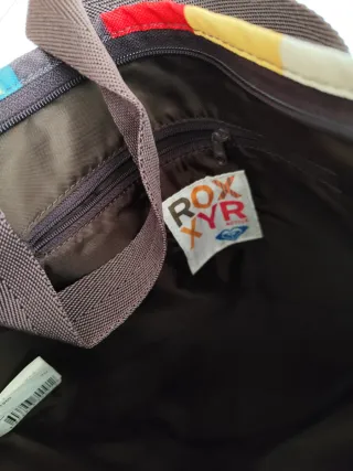 Bolso Tote Roxy Multicolor Rayas