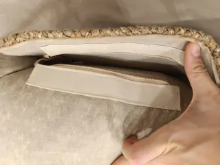 Bolso rafia boho conchas