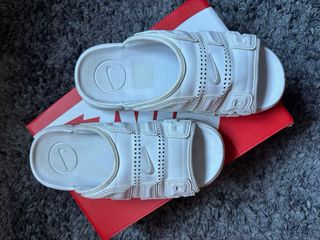 Chanclas Nike Air Max Uptempo Bianche