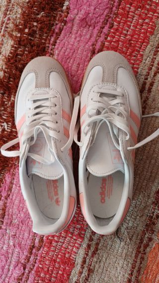 Adidas Samba Blancas y Rosas Nuevas