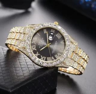 Reloj Modiya Diamantes Oro Plata