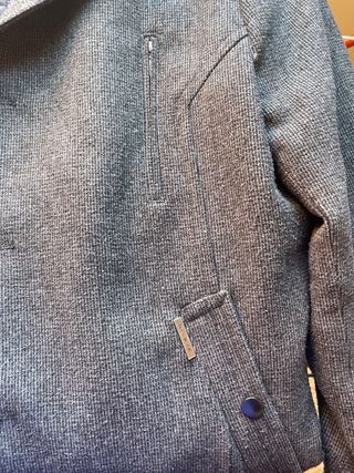 Abrigo DI-RYE gris tres cuartos talla XL