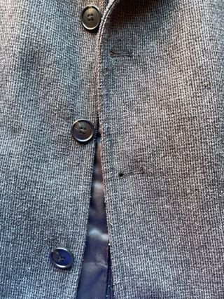 Abrigo DI-RYE gris tres cuartos talla XL