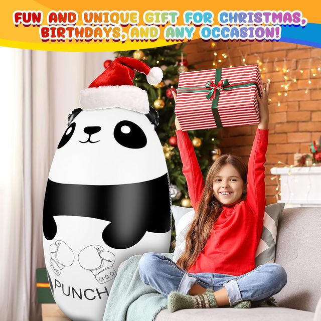 Saco de Boxeo Niños con Guantes de Boxeo 120cm