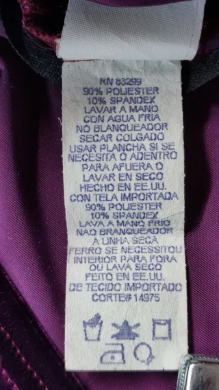 Top fiesta terciopelo berenjena con tirantes