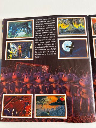 Álbum Cromos Bichos Disney Pixar Completo