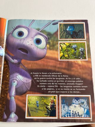 Álbum Cromos Bichos Disney Pixar Completo