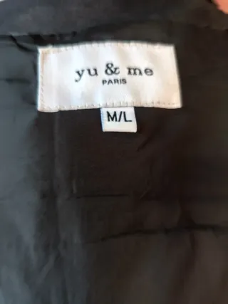 Chaleco pelo negro talla única