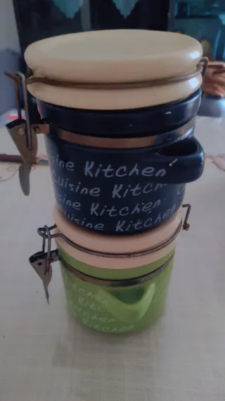 Set 3 Contenitori Cucina Cuisine Kitchen