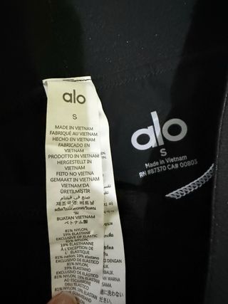 Conjunto Alo Yoga Negro