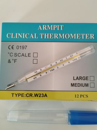 12 rilevatori febbre Ascella Doppia Scala F° & C°