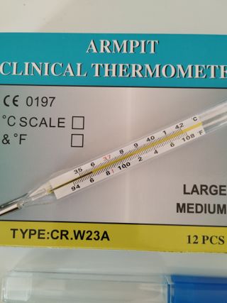 12 rilevatori febbre Ascella Doppia Scala F° & C°