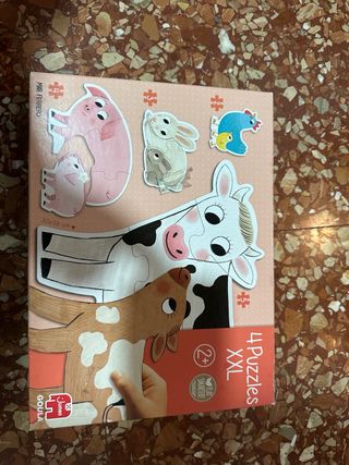 Puzzle Goula 4 animales XXL
