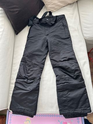 Pantaloncini da sci neri per bambini