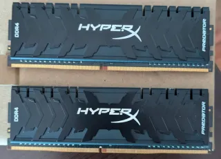 16 Gb (2x8GB) Kingston HyperX Predator DDR4 RAM