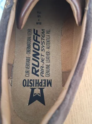 Zapatillas Mephisto Runoff Marrones Talla 41