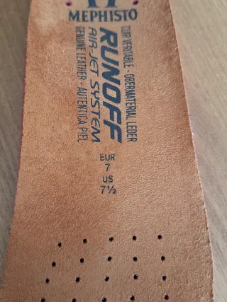 Zapatillas Mephisto Runoff Marrones Talla 41
