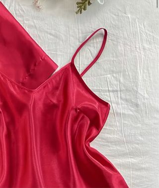 Conjunto lencería rojo 4 piezas talla S o M