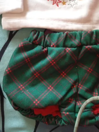 Conjunto Ropa Navidad Bebé Estrellas